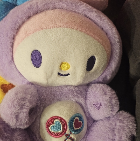 Care Bears Plush Hello Kitty Funshine Bear My Melody Share Bear Plush - Picture 9 of 10